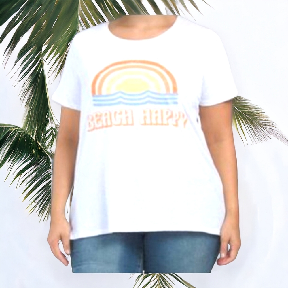 Related fit oversized short sleeve graphic tee size 1x NWT